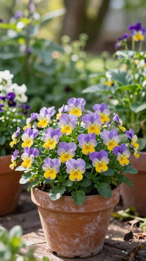 27 Shade Perennials for Pots That Will Bring Life to Your Outdoor Space! - 16. Viola: The Sweet Violet 1