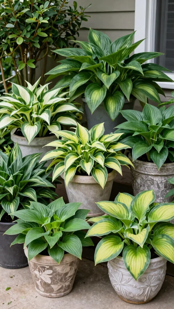 27 Shade Perennials for Pots That Will Bring Life to Your Outdoor Space! - 2. Hostas: The Leafy Giants 1