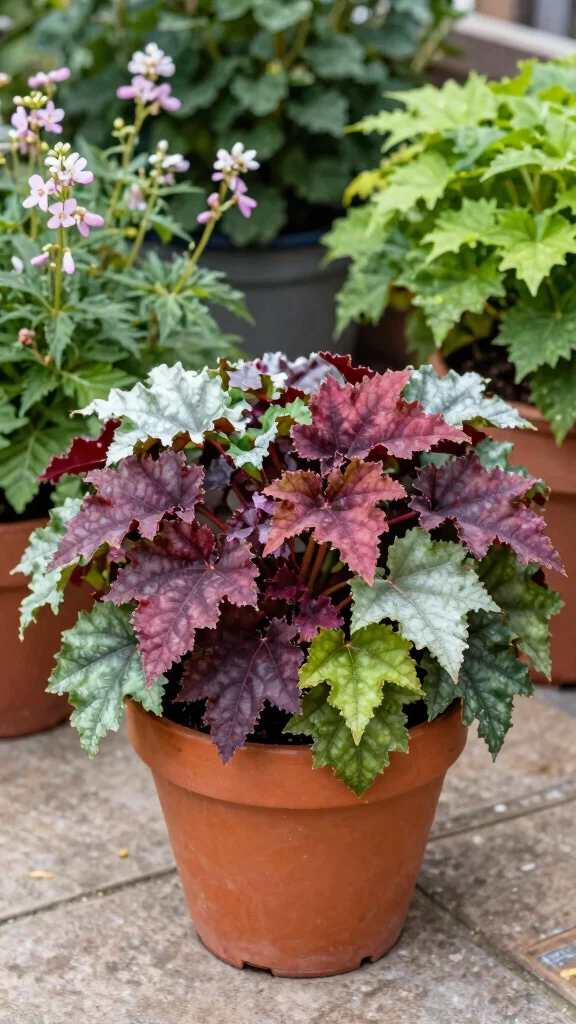 27 Shade Perennials for Pots That Will Bring Life to Your Outdoor Space! - 8. Heuchera: The Coral Bells 1