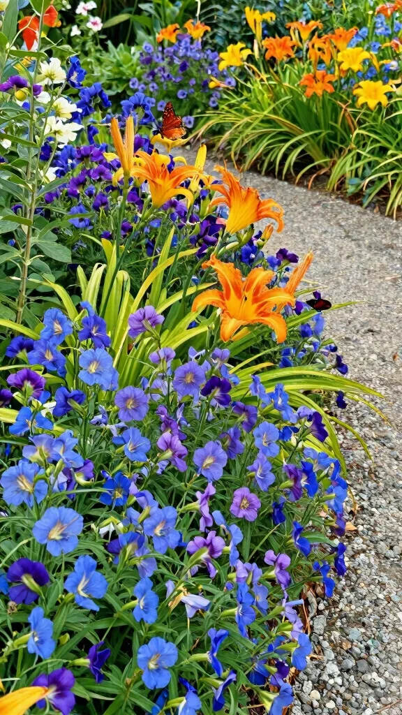 27 Unique Perennial Flower Pairings That Will Spark Your Garden Creativity! - 24. Spiderwort & Daylilies 1