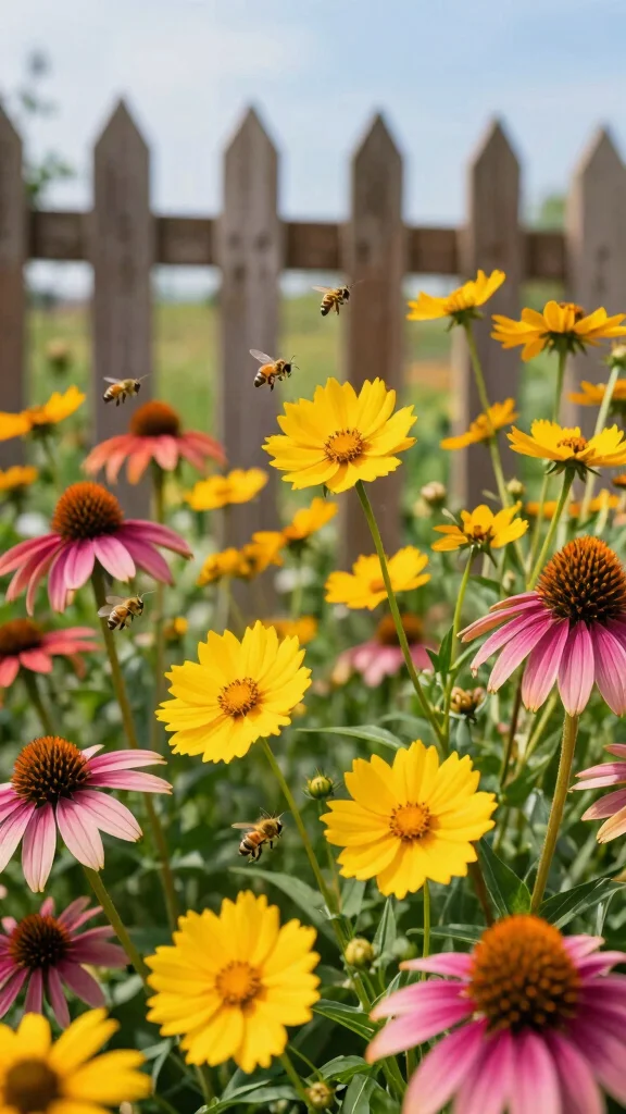 27 Unique Perennial Flower Pairings That Will Spark Your Garden Creativity! - 4. Coreopsis & Echinacea 1