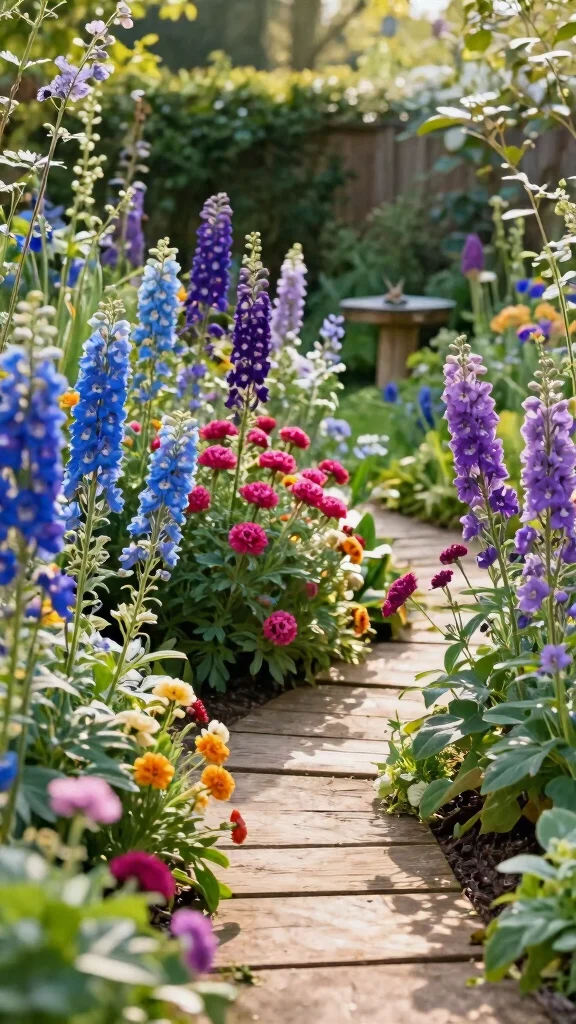 27 Unique Perennial Flower Pairings That Will Spark Your Garden Creativity! - 8. Sweet William & Delphinium 1