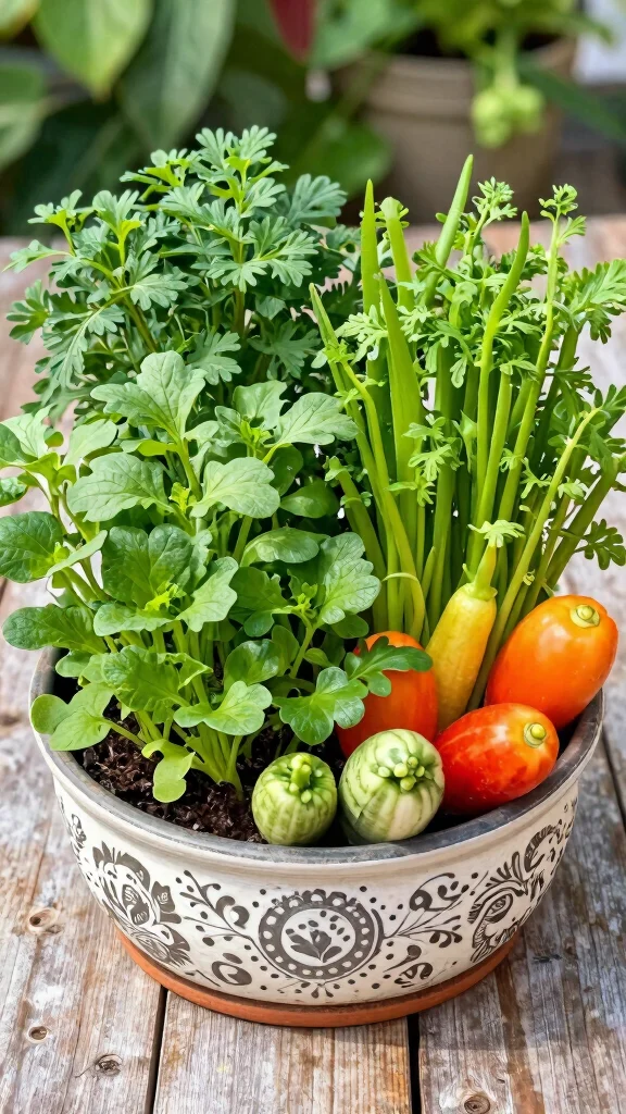 9 Modern Easy-Care Landscaping Container Garden Ideas You Won't Believe! - 7. Edible Container Gardens for Flavor 1