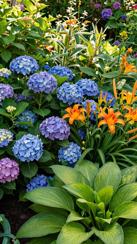 Avoid These 19 Common Hydrangea Care Mistakes for a Gorgeous Garden! - 16. Skipping Companion Planting 1