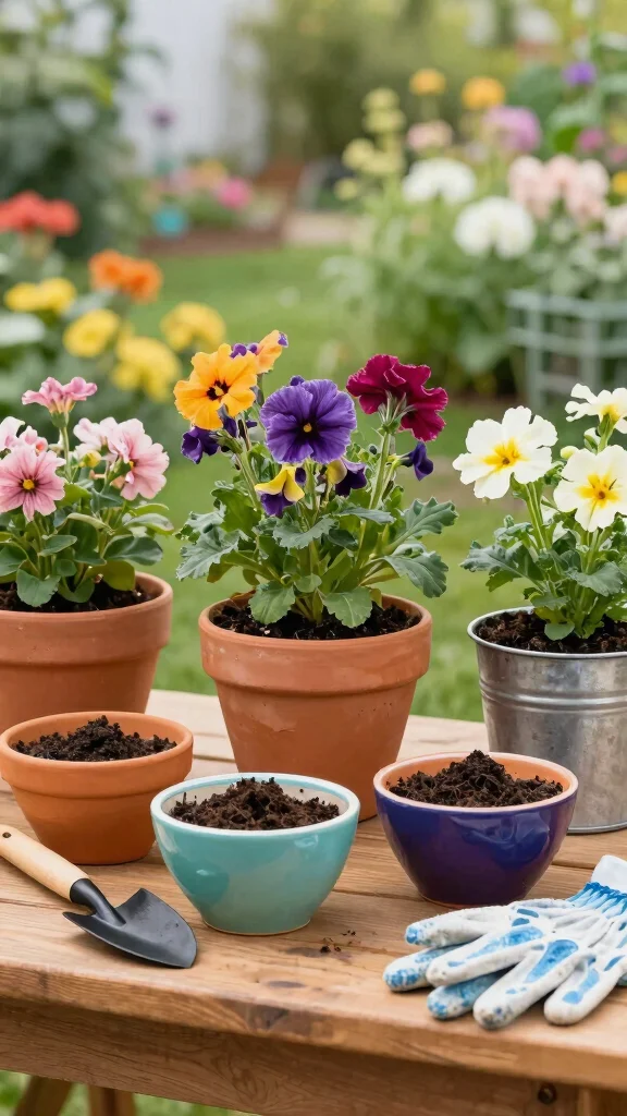  Beginner-Friendly Container Flower Gardening Tips for a Gorgeous Garden! - 1. Choose the Right Containers 1