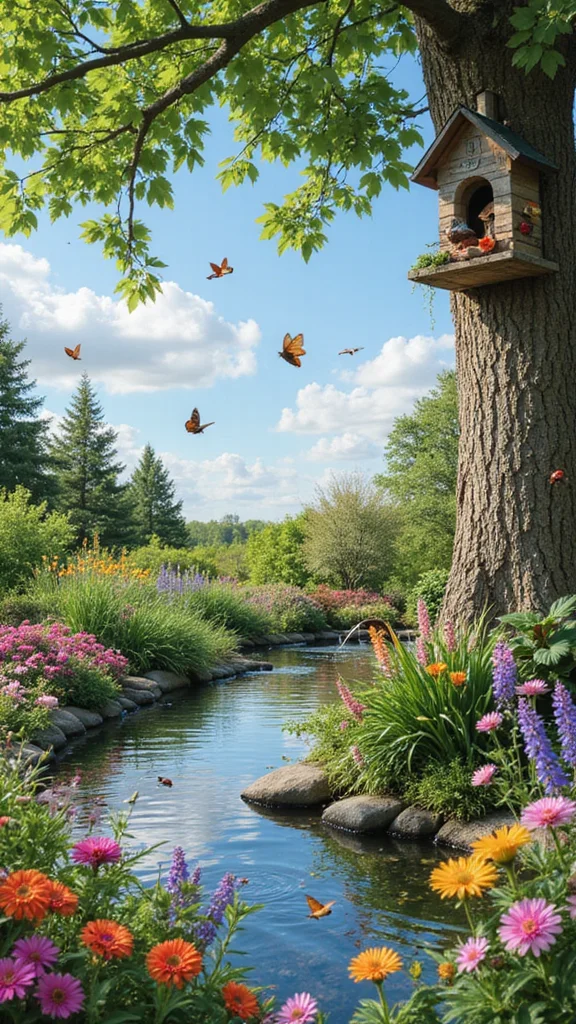  Beginner Garden Design Tips That Will Make Your Yard the Envy of the Neighborhood! - 12. Incorporate Wildlife Features 1