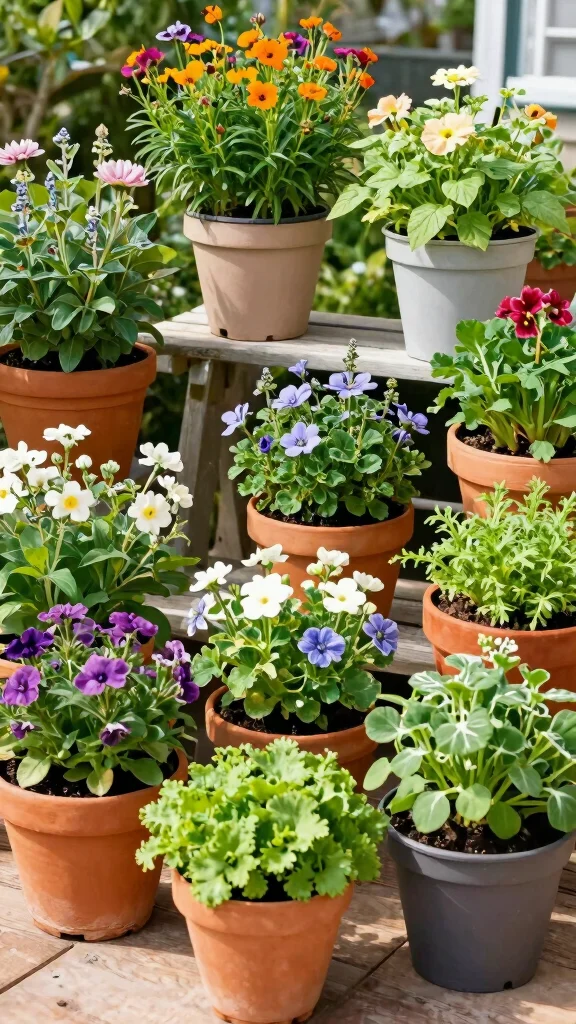  Beginner Garden Design Tips That Will Make Your Yard the Envy of the Neighborhood! - 16. Consider Container Gardening 1