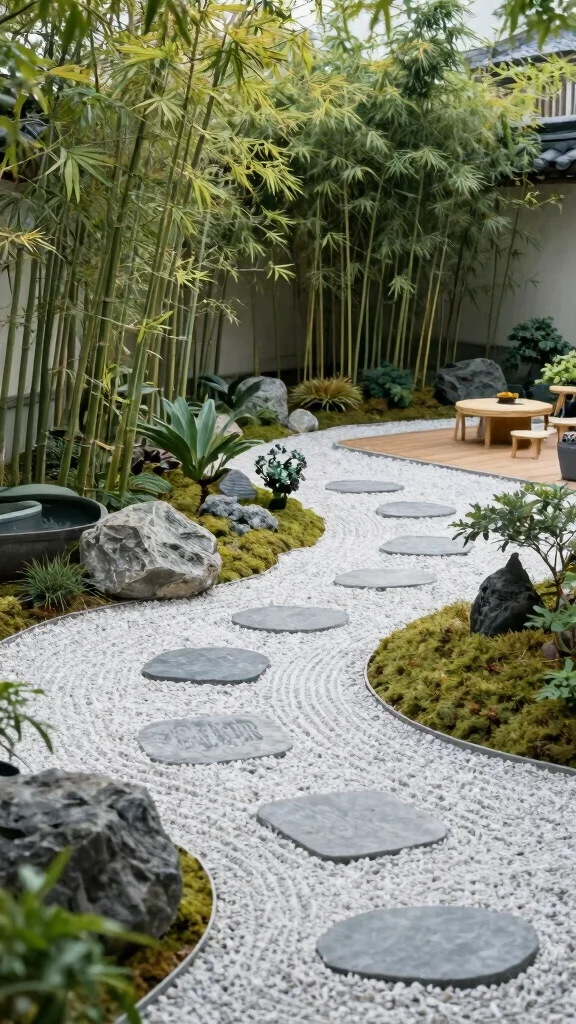Cozy Outdoor Spaces That Celebrate Every Season in Style! - 14. Outdoor Zen Garden 1