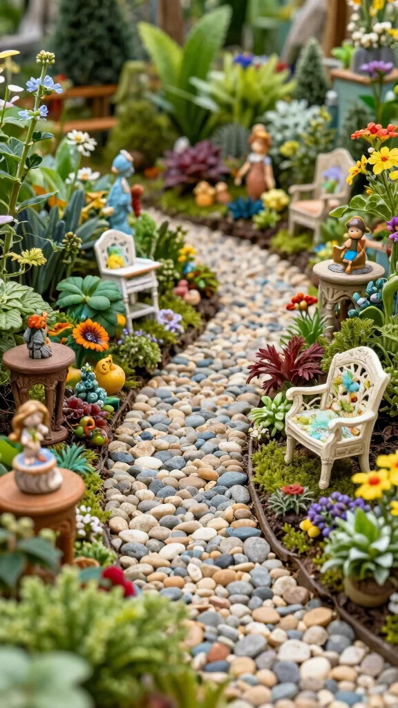 Cozy Outdoor Spaces That Celebrate Every Season in Style! - 18. Whimsical Fairy Garden 1