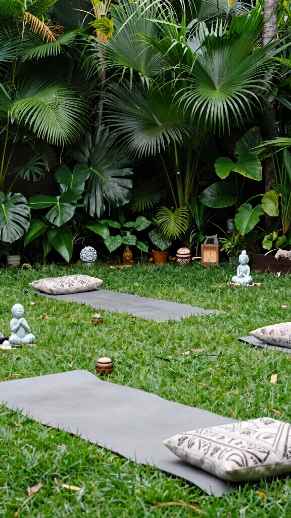 Cozy Outdoor Spaces That Celebrate Every Season in Style! - 9. Outdoor Yoga & Meditation Space 1