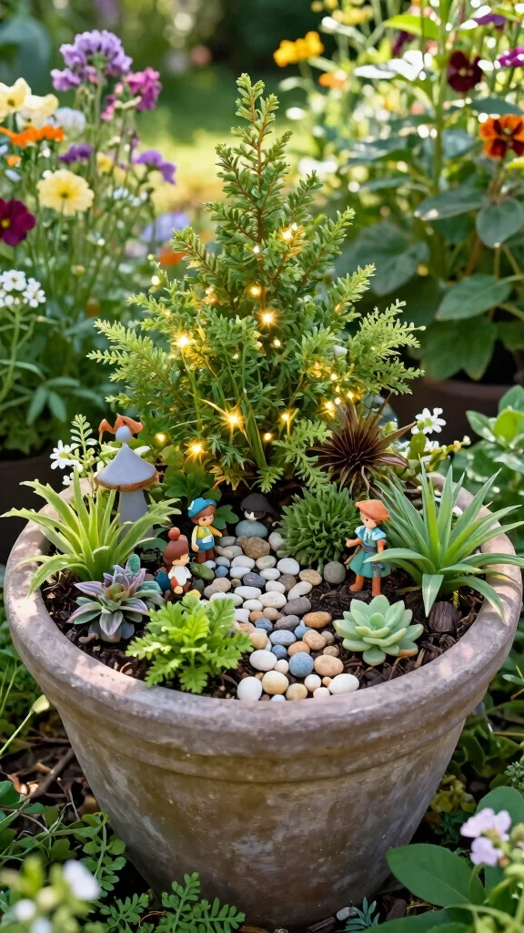 Discover 15 Inspiring DIY Garden Art Projects You Can Start Today! - 9. Fairy Garden Creations 1