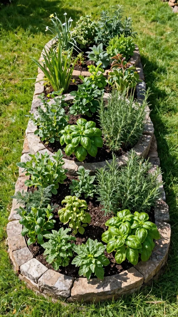 Discover the Magic of Tiered Garden Designs: 21 Ideas You Can't Miss! - 7. Herb Spiral Garden 1