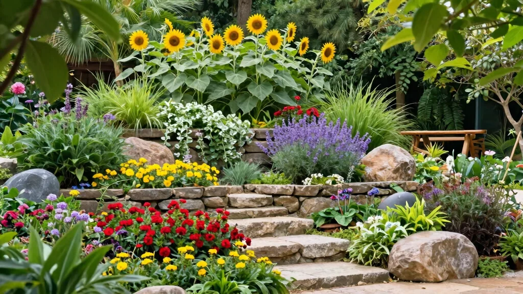 Discover the Magic of Tiered Garden Designs: 21 Ideas You Can't Miss!