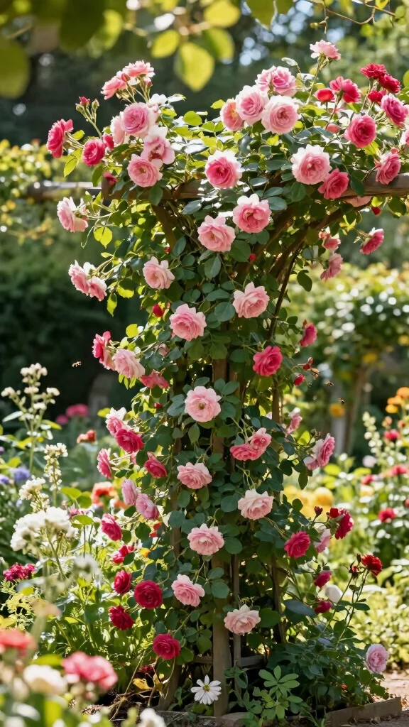 Enchanting Cottage Garden Aesthetics to Transform Your Outdoor Space  - 11. Climbing Plants 1