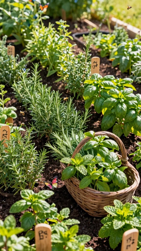 Enchanting Cottage Garden Aesthetics to Transform Your Outdoor Space  - 5. The Herb Garden 1