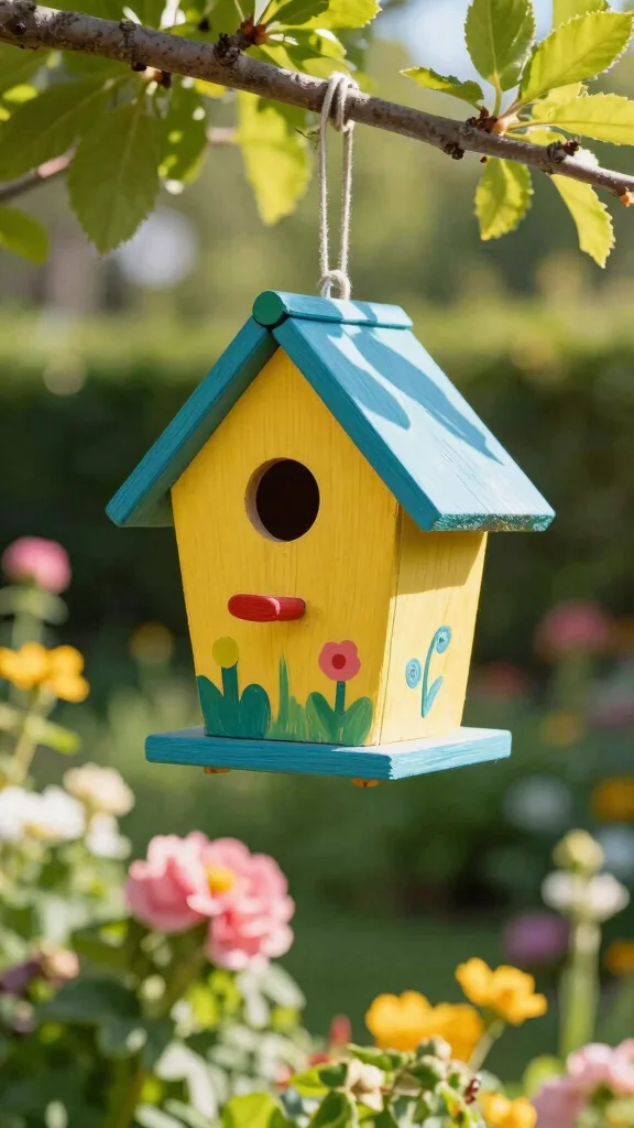 Garden Crafts DIY: 15 Fun Projects for Spring - 9. Birdhouse Wonderland 1