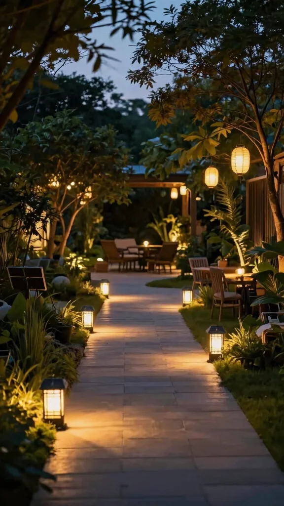 How to Create the Perfect DIY Garden Pathways: A Step-by-Step Guide! - 7. Adding Lighting 1