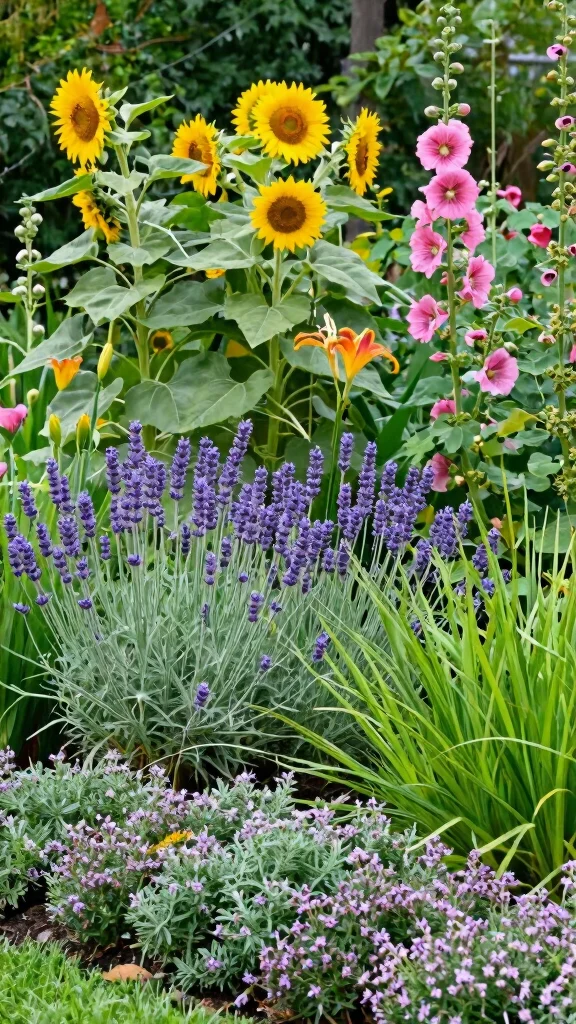 How to Design a Large Garden Without It Feeling Empty - 1. Embrace Layering with Plants 1