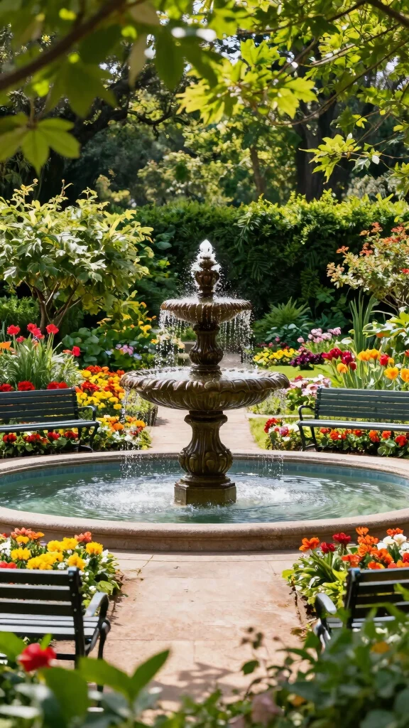 How to Design a Large Garden Without It Feeling Empty - 2. Create Focal Points 1