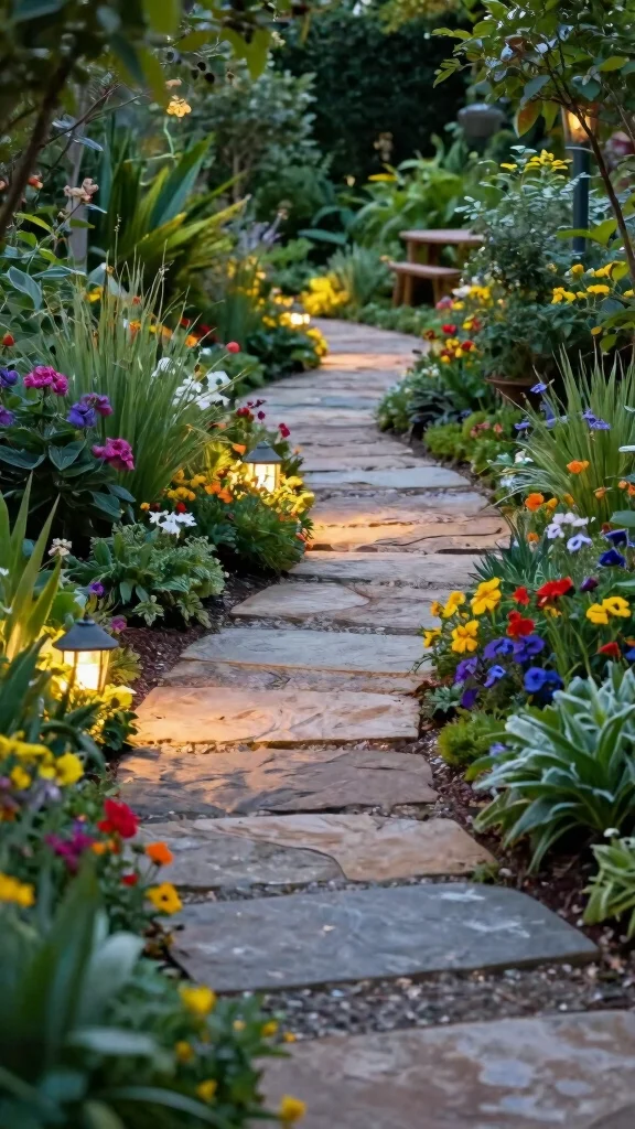 How to Design a Large Garden Without It Feeling Empty - 4. Define Spaces with Paths 1