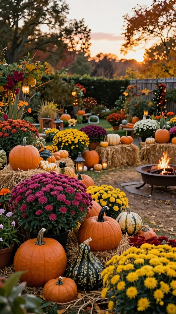  Lush Garden Inspiration Ideas Perfect for Every Season! - 3. Fall Harvest Delight 1