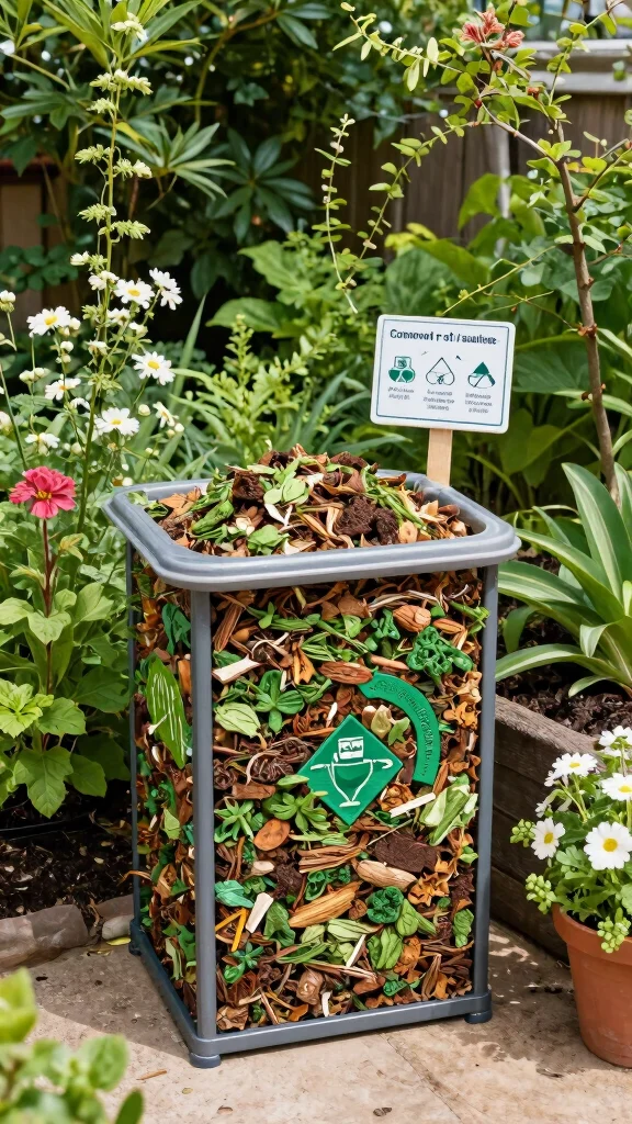 Outdoor Layout Ideas That Will Transform Your Backyard into a Stunning Retreat! - 19. Eco-friendly Composting Station 1