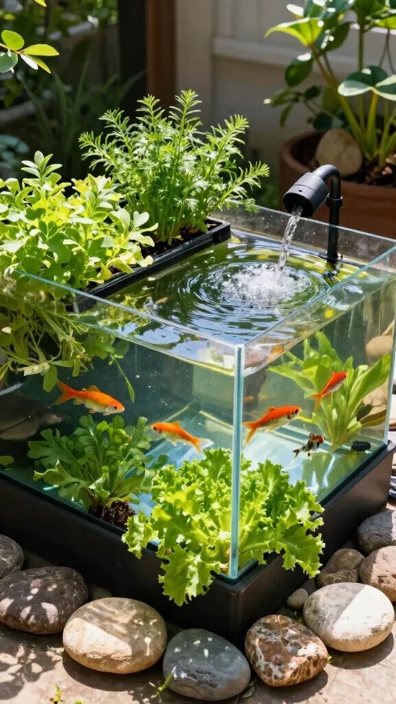  Outdoor Planter Ideas That Will Make Your Garden the Envy of the Neighborhood  - 10. Aquaponic Garden 1