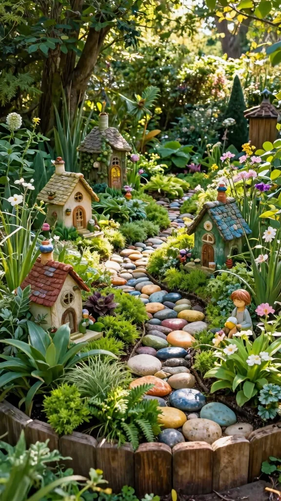  Outdoor Planter Ideas That Will Make Your Garden the Envy of the Neighborhood  - 6. Magical Fairy Gardens 1
