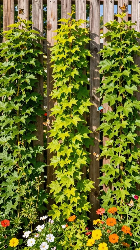 Rustic Fence DIY Projects: 15 Ideas to Enhance Your Gardening Experience! - 8. Vertical Garden Fence 1