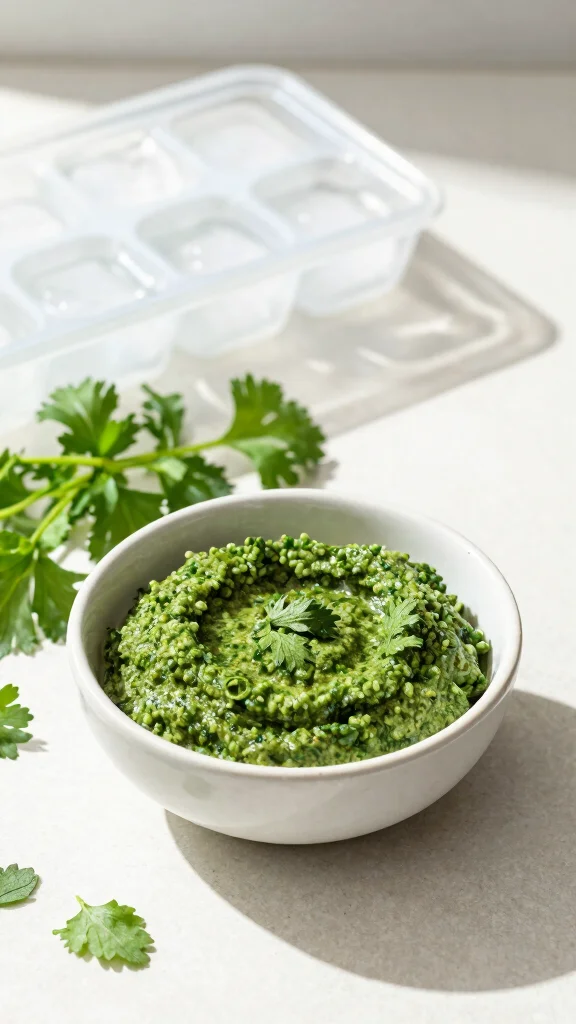 Say Goodbye to Spoiled Herbs: 17 Natural Storage Hacks You Must Know! - 11. Create Herb Paste 1