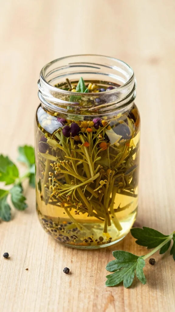 Say Goodbye to Spoiled Herbs: 17 Natural Storage Hacks You Must Know! - 12. Use Vinegar with Herbs 1
