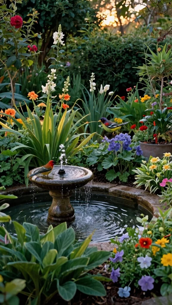 Small Garden? No Problem! 16 Square Landscaping Tips That Maximize Every Inch! - 13. Small Water Features 1