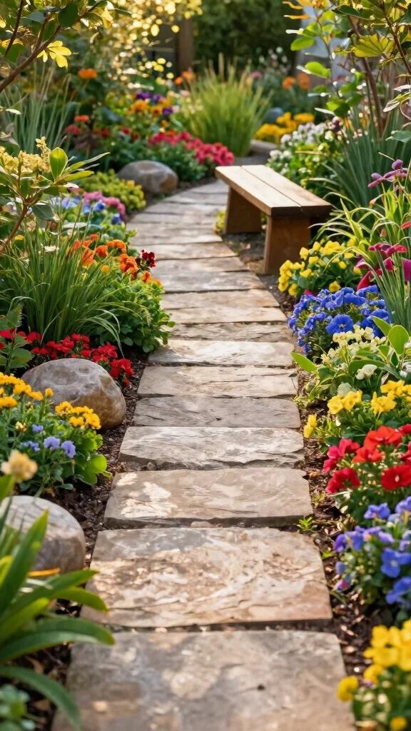 Small Garden? No Problem! 16 Square Landscaping Tips That Maximize Every Inch! - 8. Pathways and Borders 1