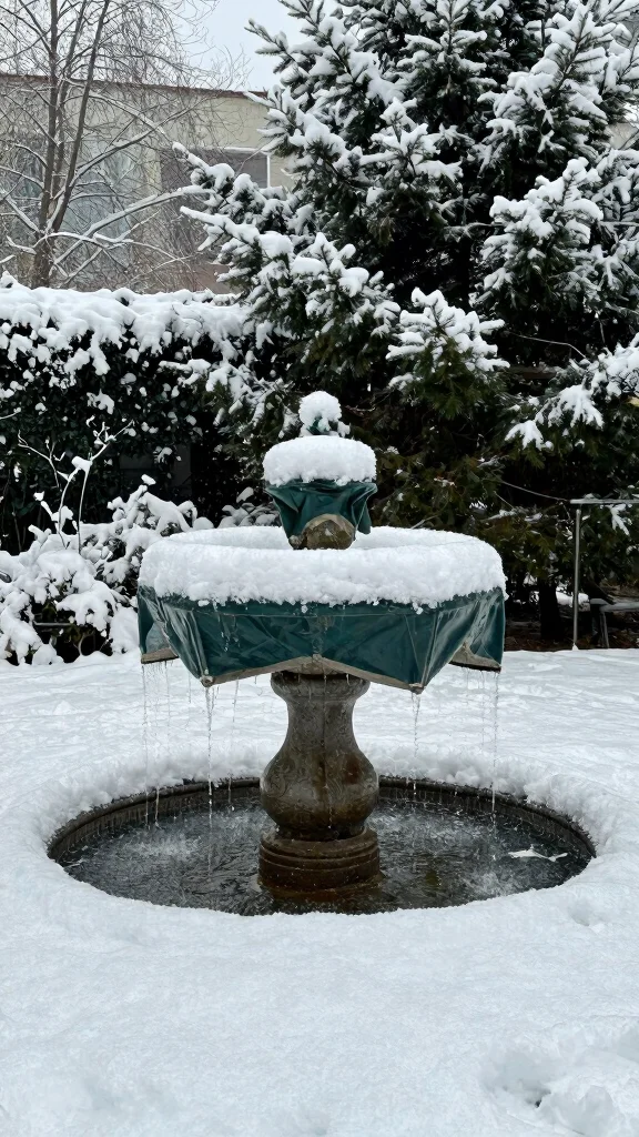 Top 17 Fountain Maintenance Tips That Will Keep Your Garden Feature Sparkling! - 6. Winter Care for Your Fountain 1