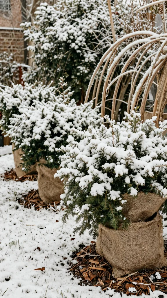 Transform Your Garden: 16 Seasonal Flowering Shrubs Care Hacks! - 10. Winter Protection Techniques 1
