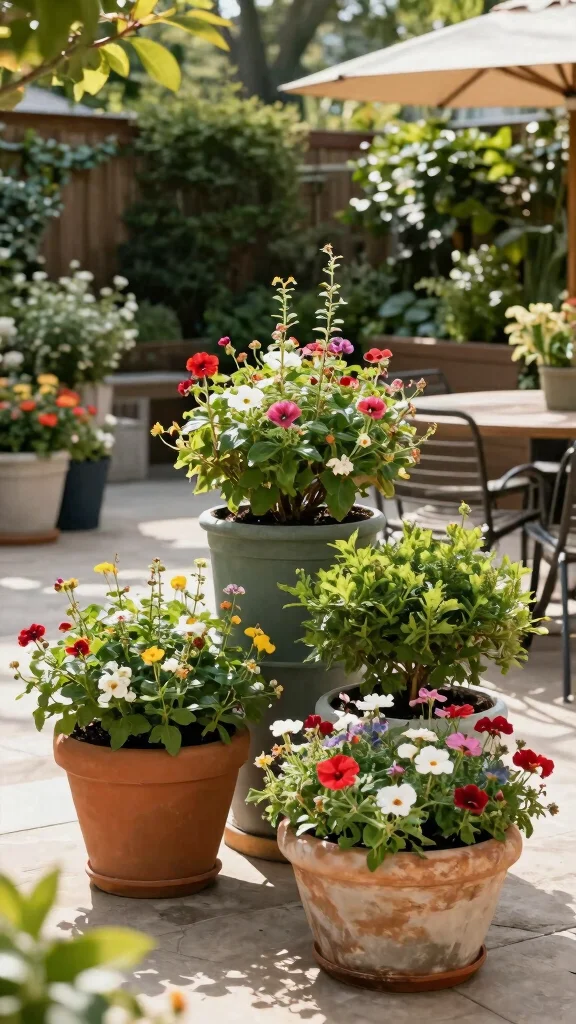 Transform Your Garden: 16 Seasonal Flowering Shrubs Care Hacks! - 11. Consider Container Gardening 1