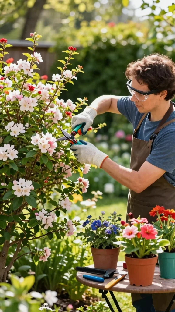 Transform Your Garden: 16 Seasonal Flowering Shrubs Care Hacks! - 2. Prune for Health and Shape 1