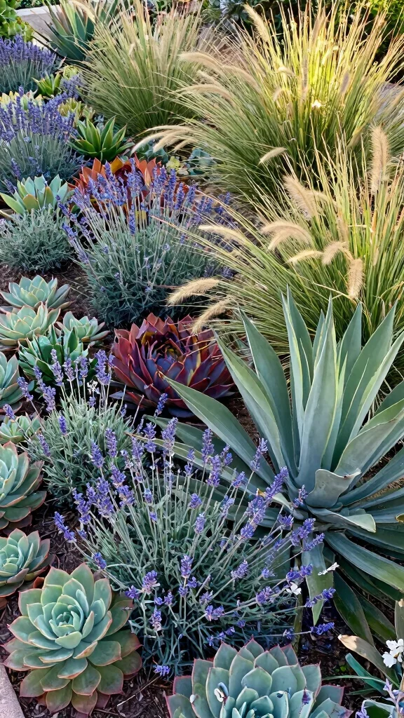 Transform Your Yard: 24 Colorful Flower Bed Combinations You Will Adore! - 22. Drought Tolerant Flowers: Resilient Blooms 1