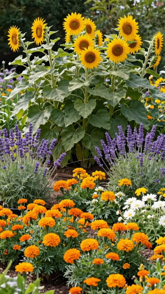Transform Your Yard: 24 Colorful Flower Bed Combinations You Will Adore! - 24. Multi-Purpose Flower Beds: Beauty Meets Function 1