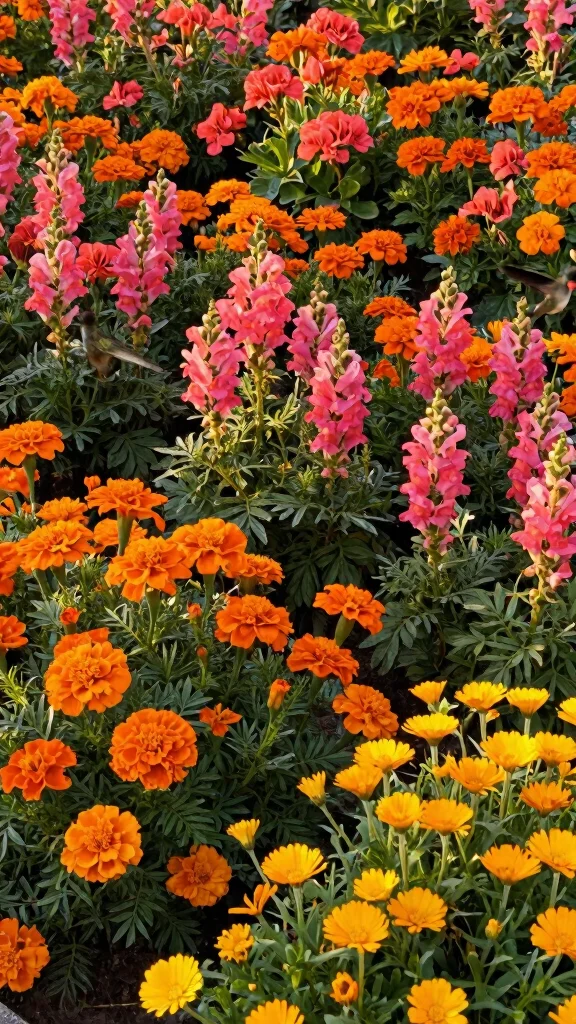 Transform Your Yard: 24 Colorful Flower Bed Combinations You Will Adore! - 7. Vibrant Sunset: Orange, Pink, and Coral 1