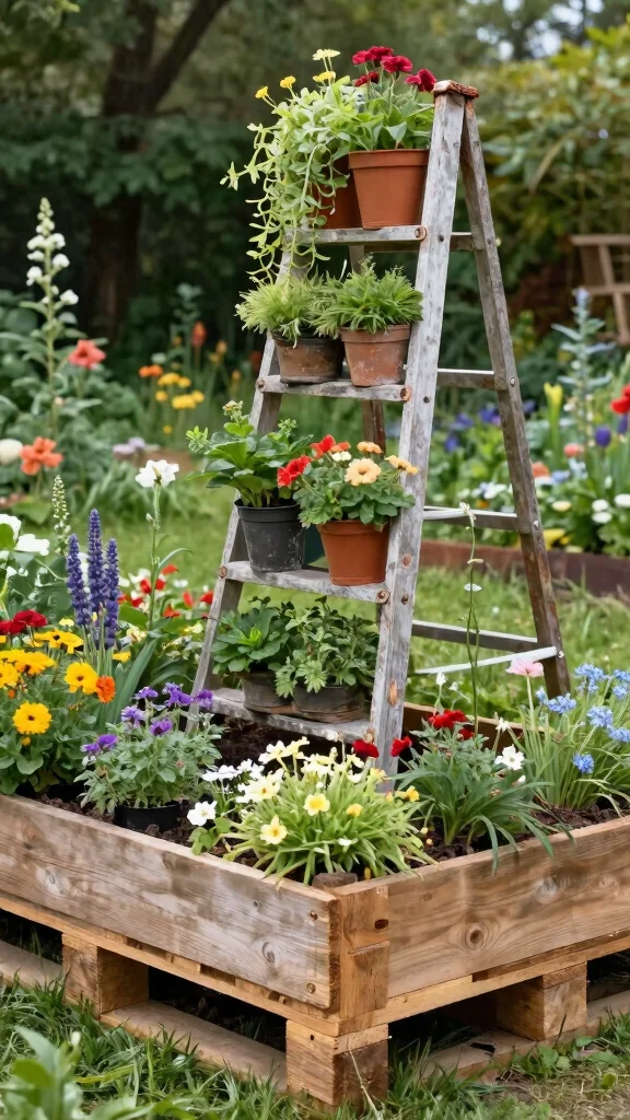 Unlock the Secrets of Sustainable Garden Design: 16 Ideas for a Beautiful Yard! - 8. Use Recycled Materials 1