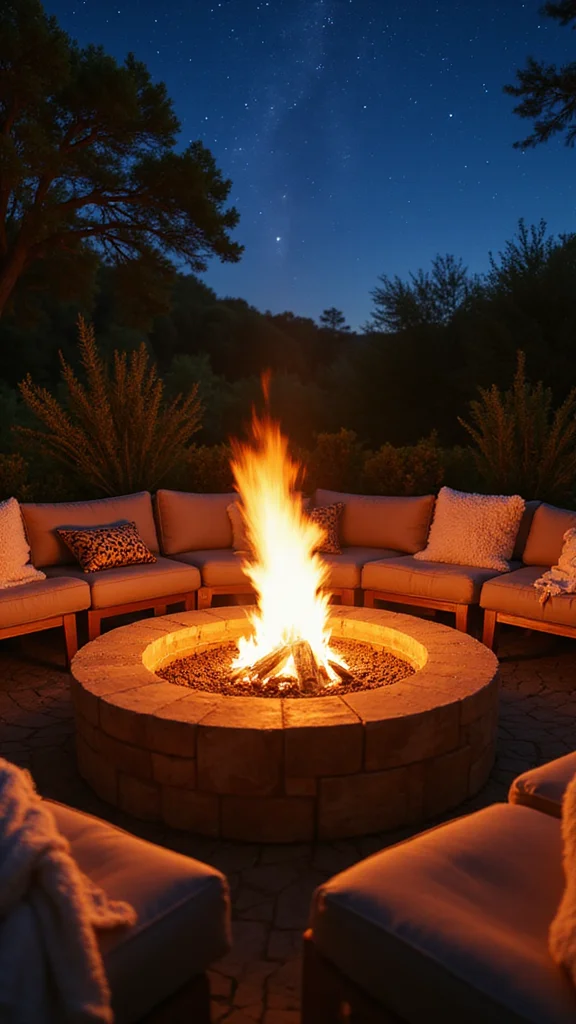 Unlock the Secrets to Mediterranean Aesthetics: 24 Design Tips for Your Dream Garden! - 14. Add Fire Features 1