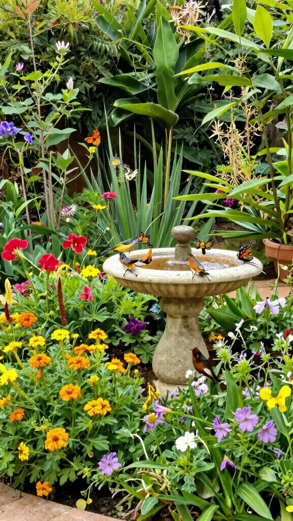 Unlock the Secrets to Mediterranean Aesthetics: 24 Design Tips for Your Dream Garden! - 22. Capture Wildlife 1