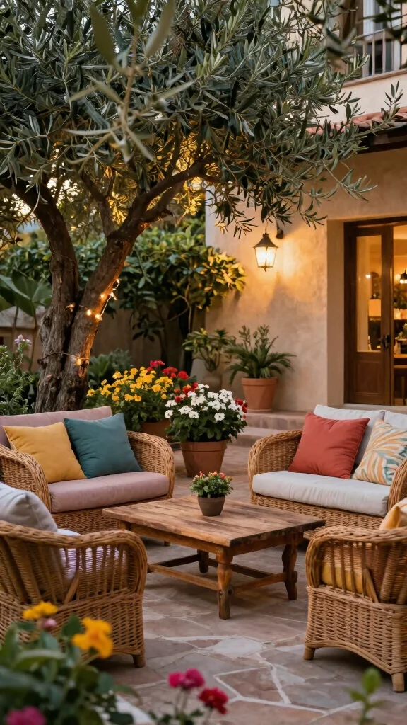 Unlock the Secrets to Mediterranean Aesthetics: 24 Design Tips for Your Dream Garden! - 3. Create Cozy Sitting Areas 1