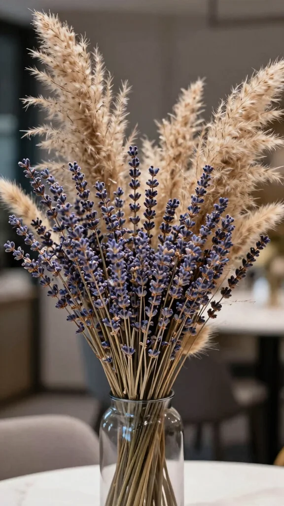 15 Gorgeous Spring Flower Arrangements for Your Next Event (Wait Until You See #11!) - 14. Dried Flower Elegance 1