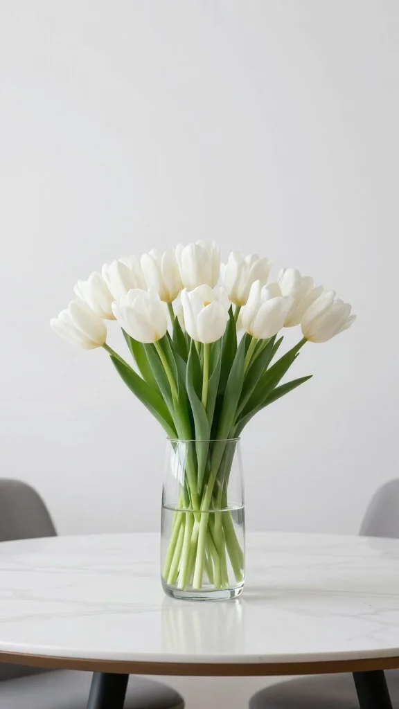 15 Gorgeous Spring Flower Arrangements for Your Next Event (Wait Until You See #11!) - 6. Clean and Minimalist Floral Design 1