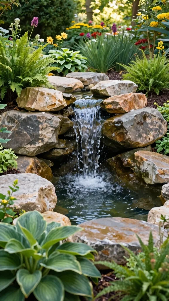 15 Stunning Contemporary Water Features That Will Elevate Your Garden Aesthetics! - 2. Pondless Waterfalls 1