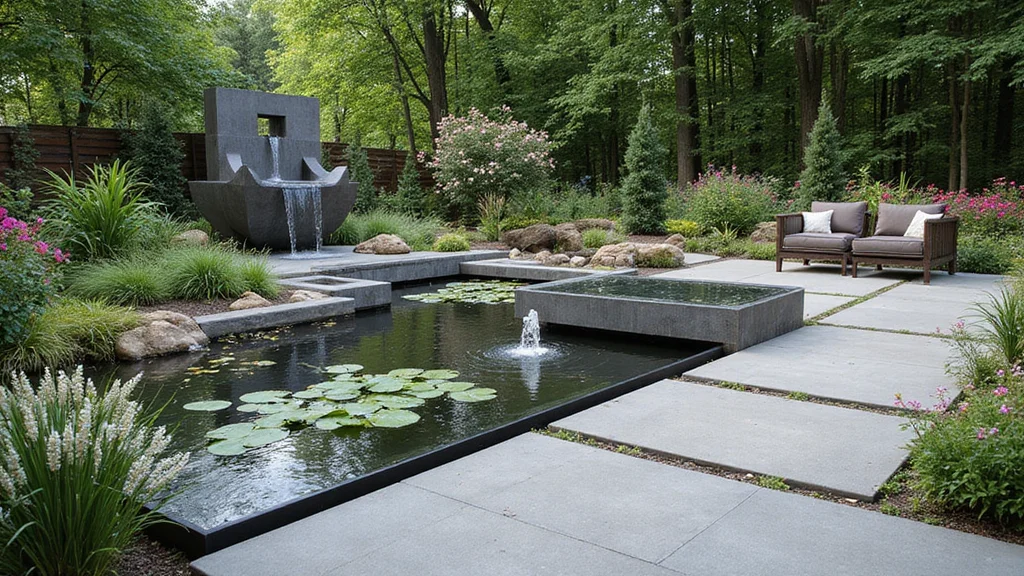 15 Stunning Contemporary Water Features That Will Elevate Your Garden Aesthetics!