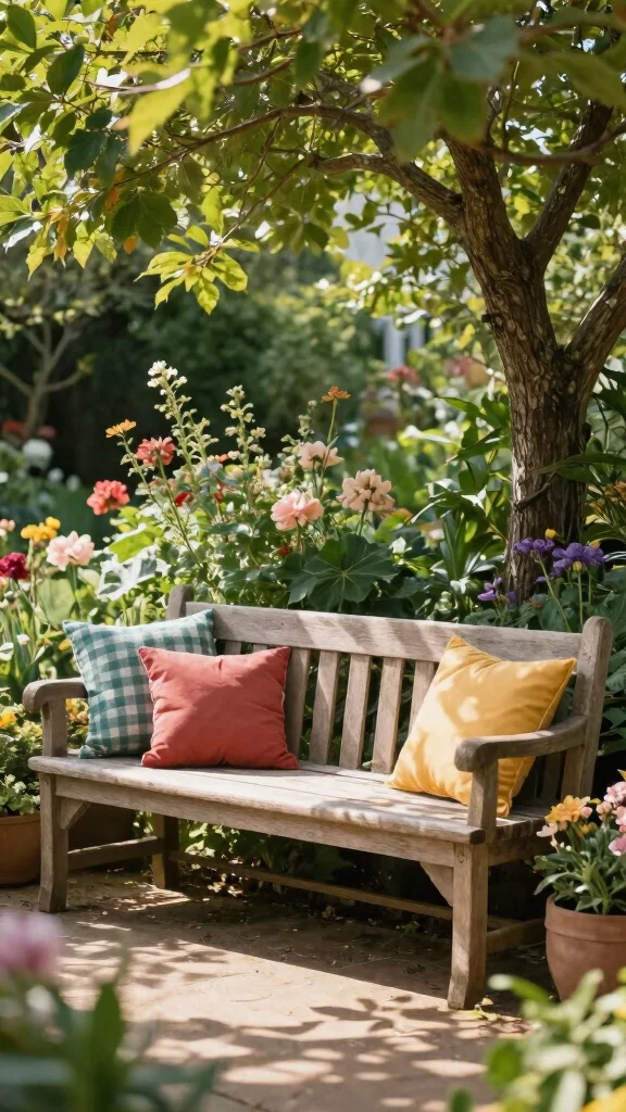 15 Thrifty Yet Stylish Landscaping Hacks for a Gorgeous Garden on a Budget! - 7. Create a Garden Seating Area 1