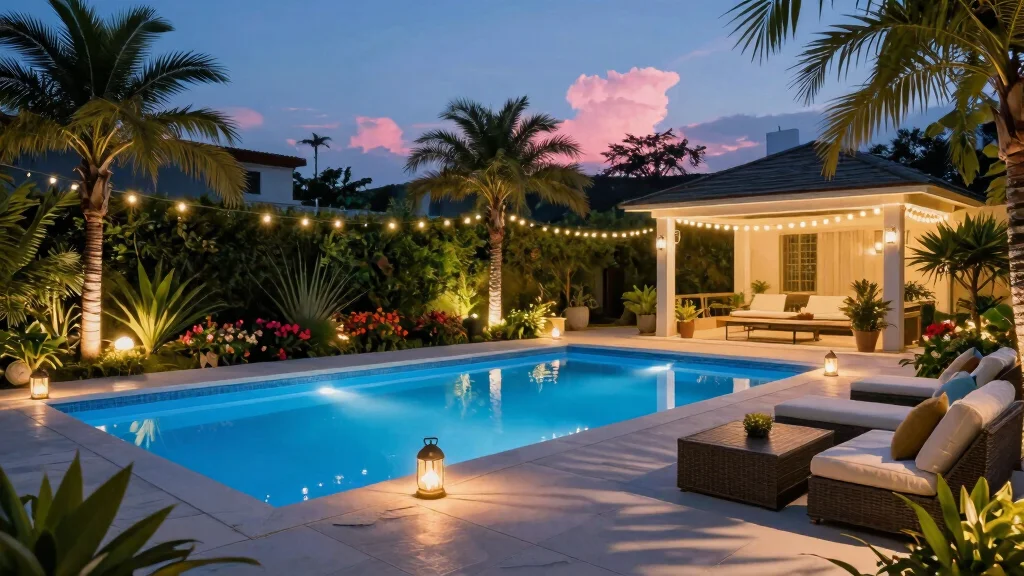 16 Elegant Pool Lighting Ideas That Will Make Your Landscape Stand Out (Don't Miss #7!)